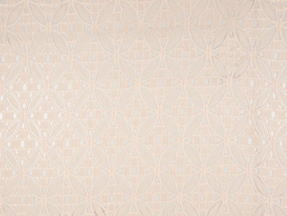 Minerva Stretch Lace Fabric Light Salmon - per metre