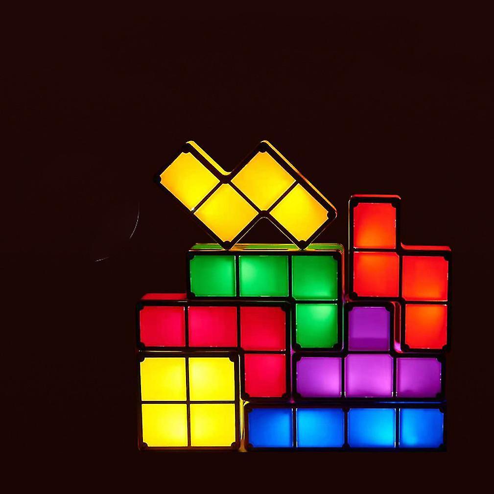 Tetris Lamp Led Glowing Night Lights Toy Lamp