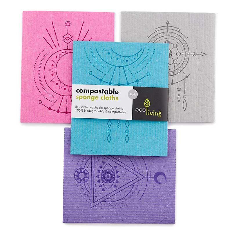 Compostable Sponge Cleaning Clothes - Spiritual