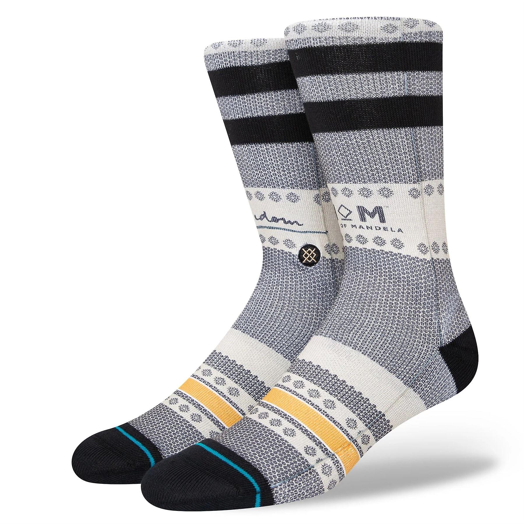 Stance Men's Crew Socks ~ freedom mandela