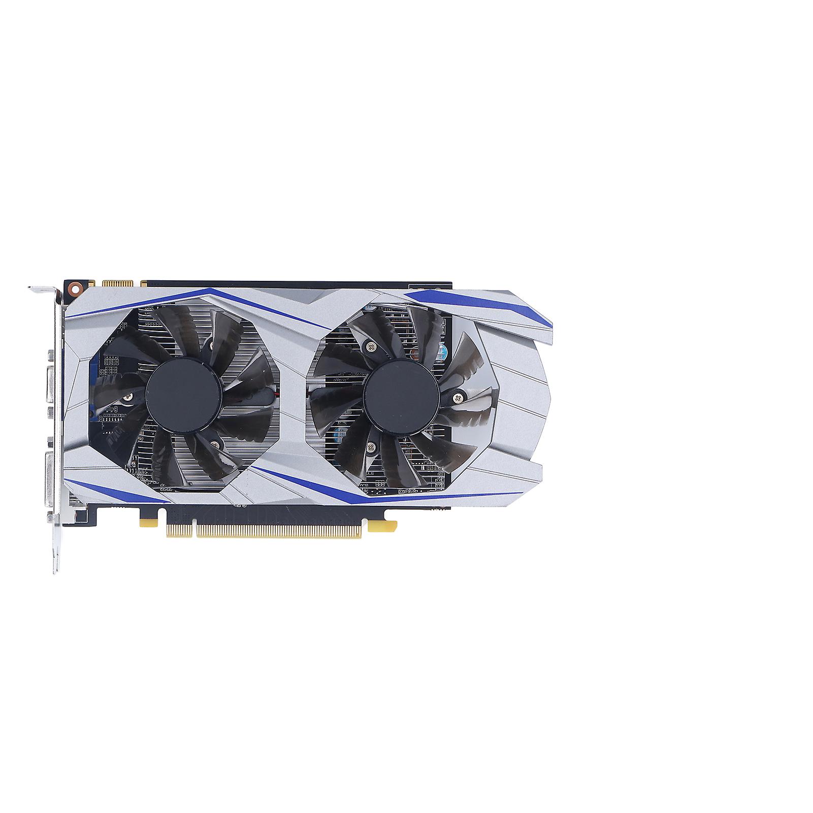 GTX550TI Graphics Card Dual Fan 2GB GDDR5 128BIT 4K HDR Low Noise Desktop Computer Graphics Card for Home Office Gaming