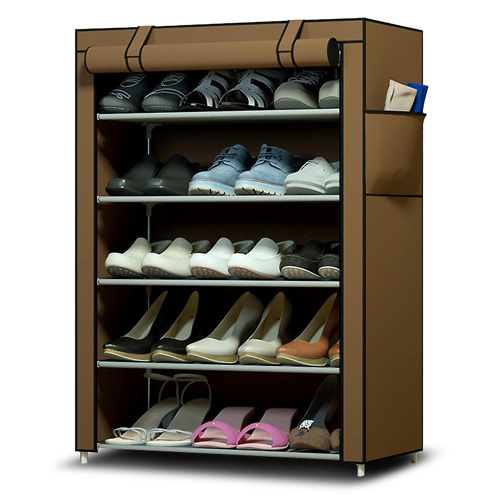 Simple Shoe Rack Multi-layer Steel Pipe Free Assembly Dust-proof
