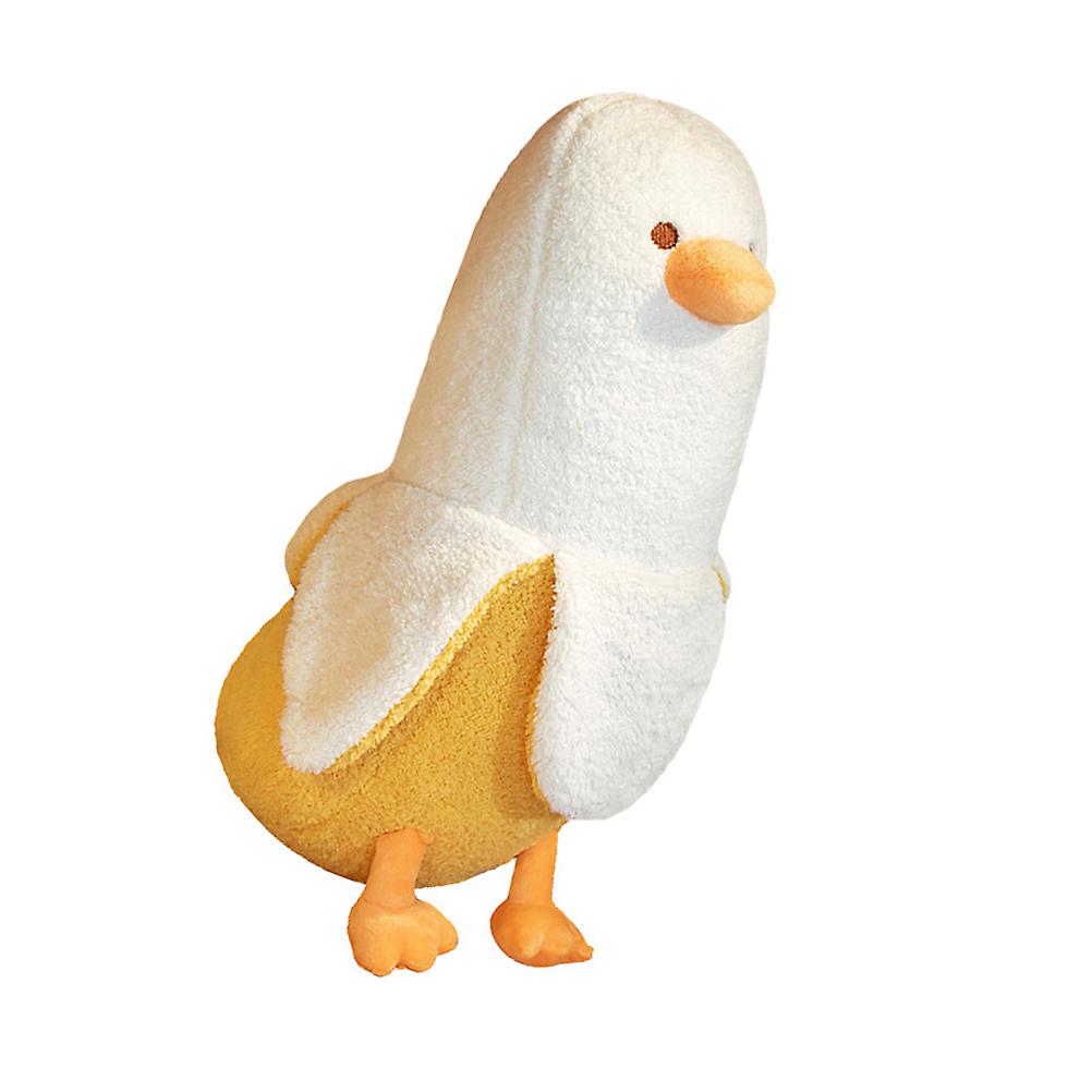 Banana Duck Plush Toy 50Cm Soft Plush Cartoon Duck Sleeping Pillow Home Sofa Bed Decor