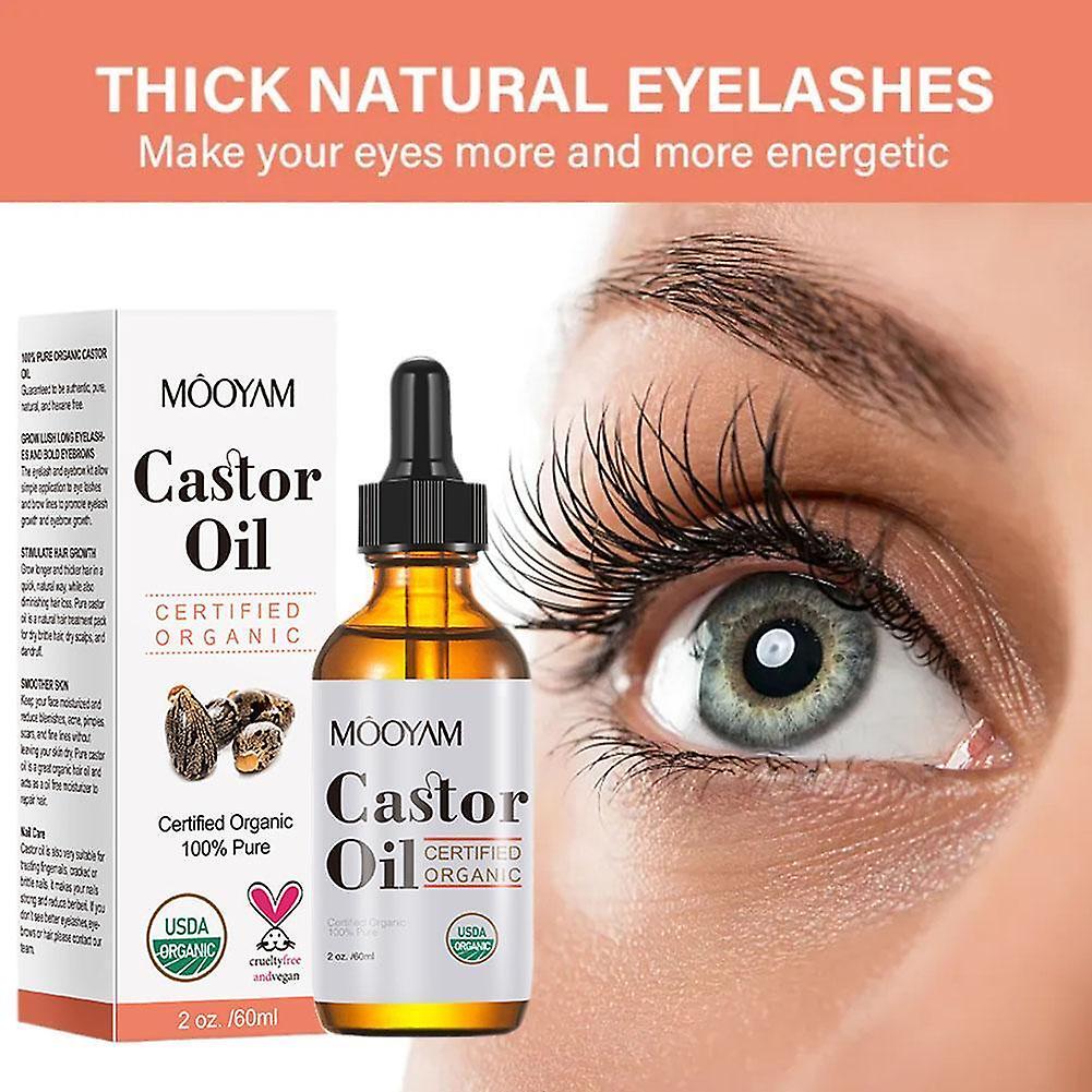 自然なヒマシオイルのまつげの成長の血清の毛の処置の眉毛の液体Essentia