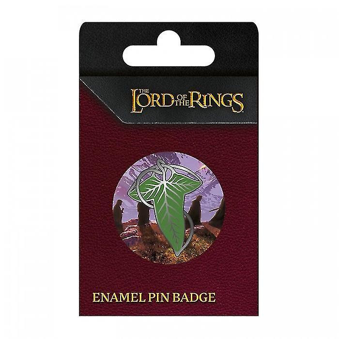 Lord Of The Rings The Leaves Of Lorien Enamel Badge