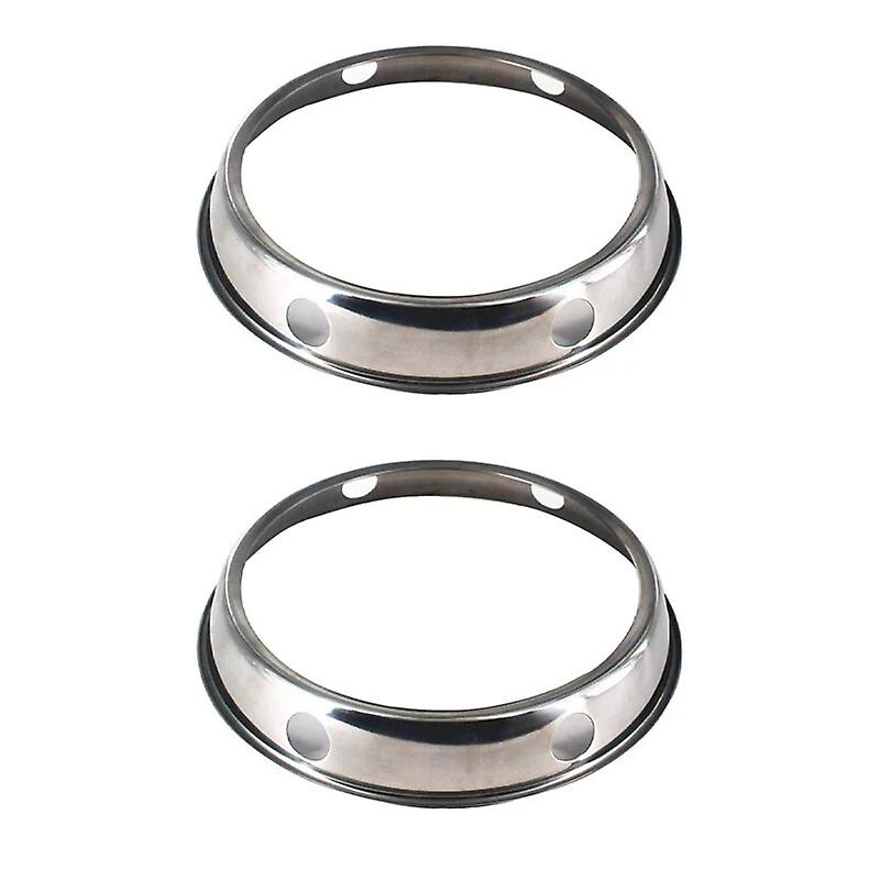 AD-2X Universal Wok Pan Support Rack Stand Wok Ring/ Round Bottom Wok Rack Universal Size For Gas Stove Fry Pans Kitchen~5419
