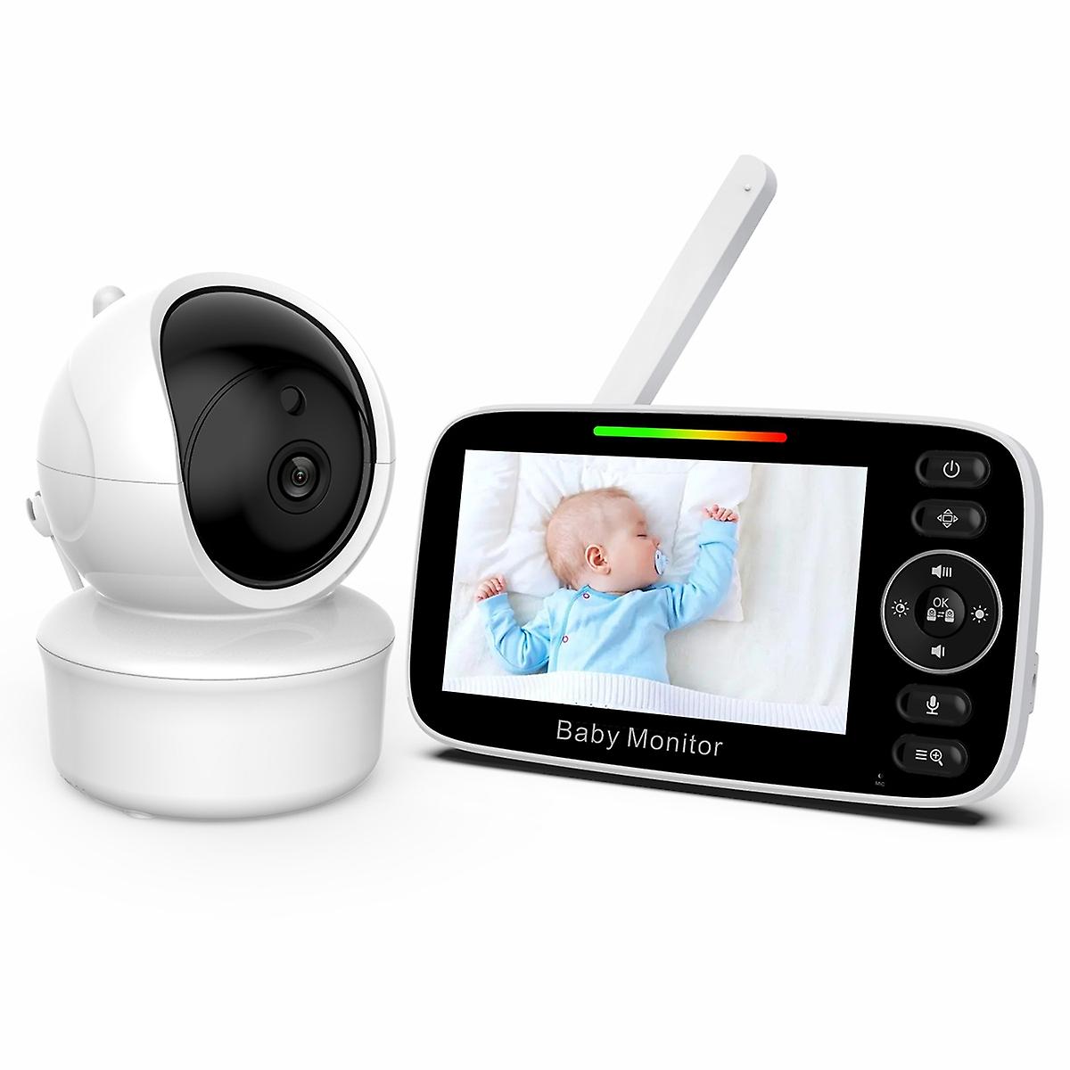 SM43C 4.3-inch Wireless Baby Monitor Two-Way Voice Camera with Indoor Temperature Test - UK Plug