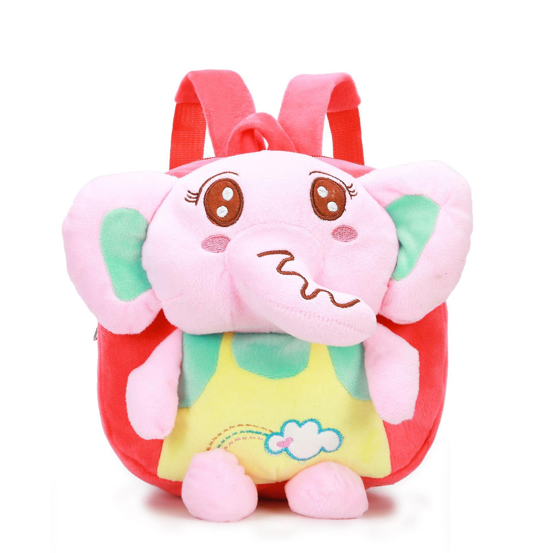 المطر الأصفر القوس الفيل الأطفال الطفل القطيفة لعبة حقيبة مدرسية صغيرة حقيبة ظهر حقيبة الكرتون