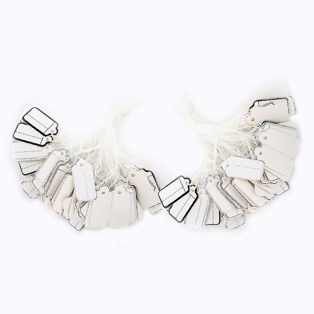 200 Label Tie String Tag Tags Display 1.02x0.51" Hot