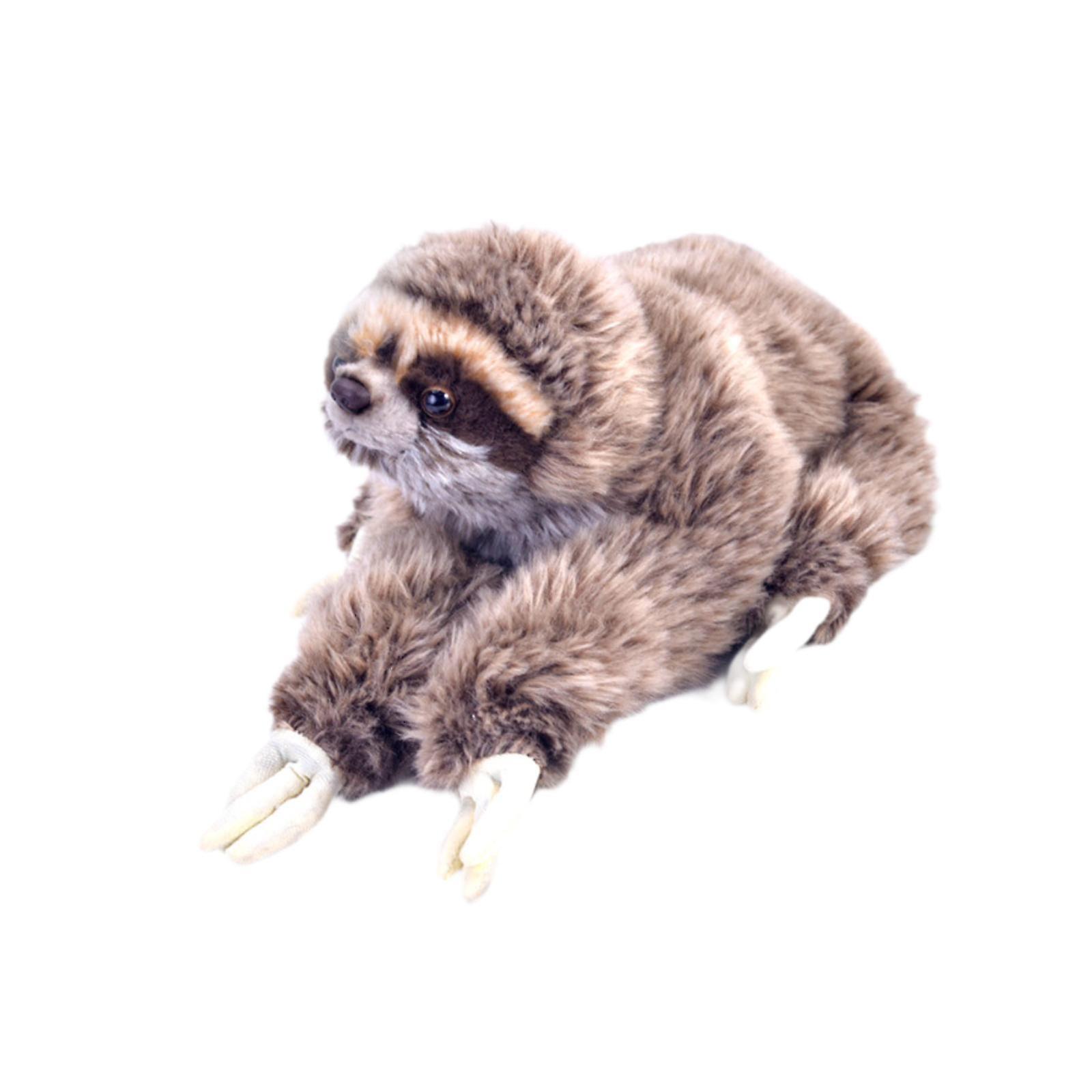 Sloth Plush Toy Cartoon Huggable Three Toed Sloth Sloth Doll for Family Kids