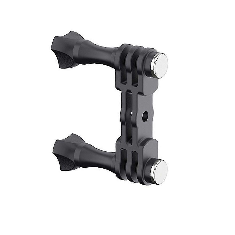 Dual-Head LED Flash Light Connection Mount Bracket Camera Holder for GoPro Yi