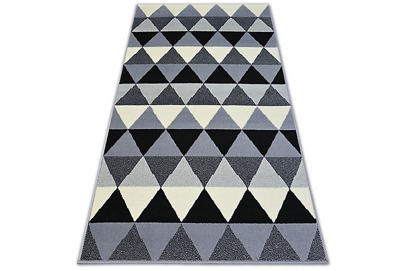 Carpet BCF BASE TRIANGLES 3813 black/grey