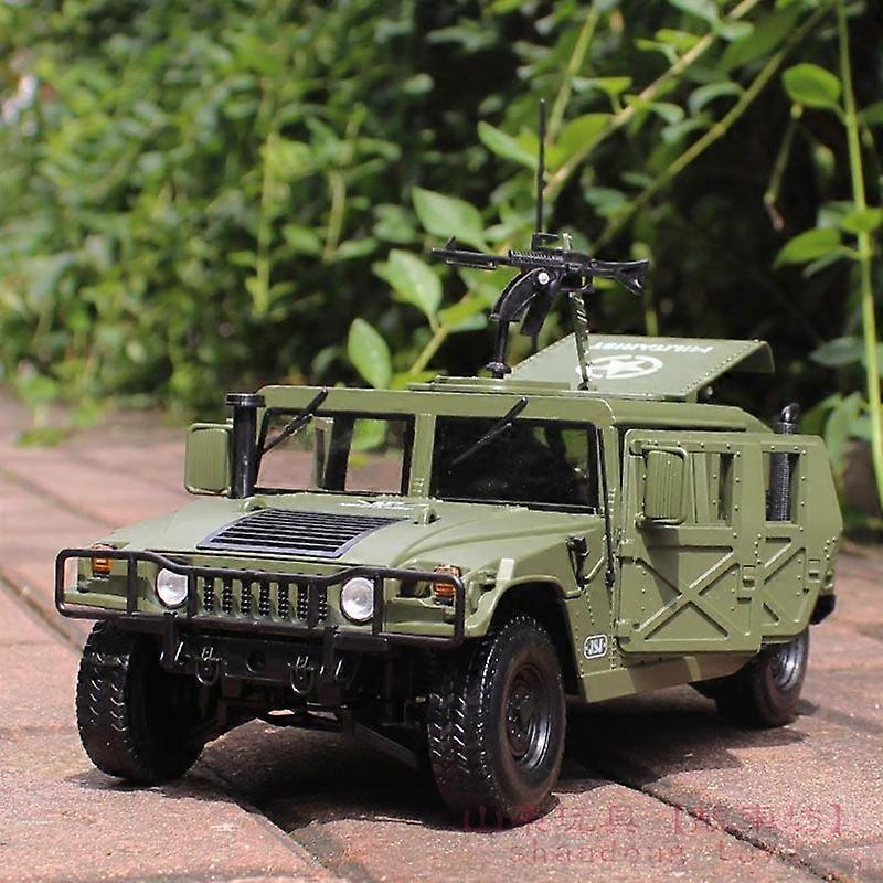 1:18 Hummer H1 Alloy Military Explosion Proof Car Model Diecasts