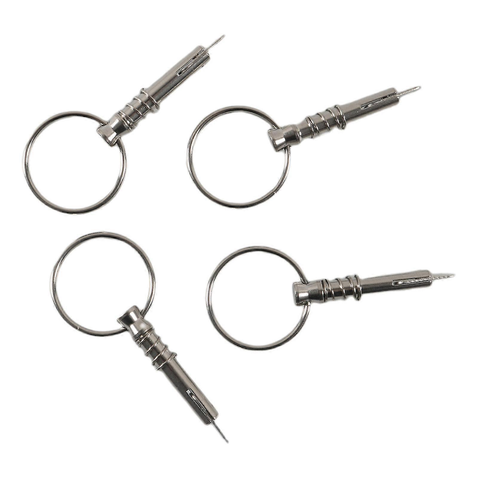 4pcs Quick Release Pin Boat Bimini Top Pins 1/4" Diameter Marine Hardware