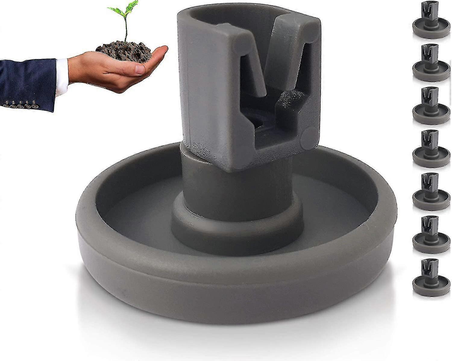 סט סל תחתון למדיח כלים של 8 גלילים לסלסלת מדיח כלים - חלקי חילוף