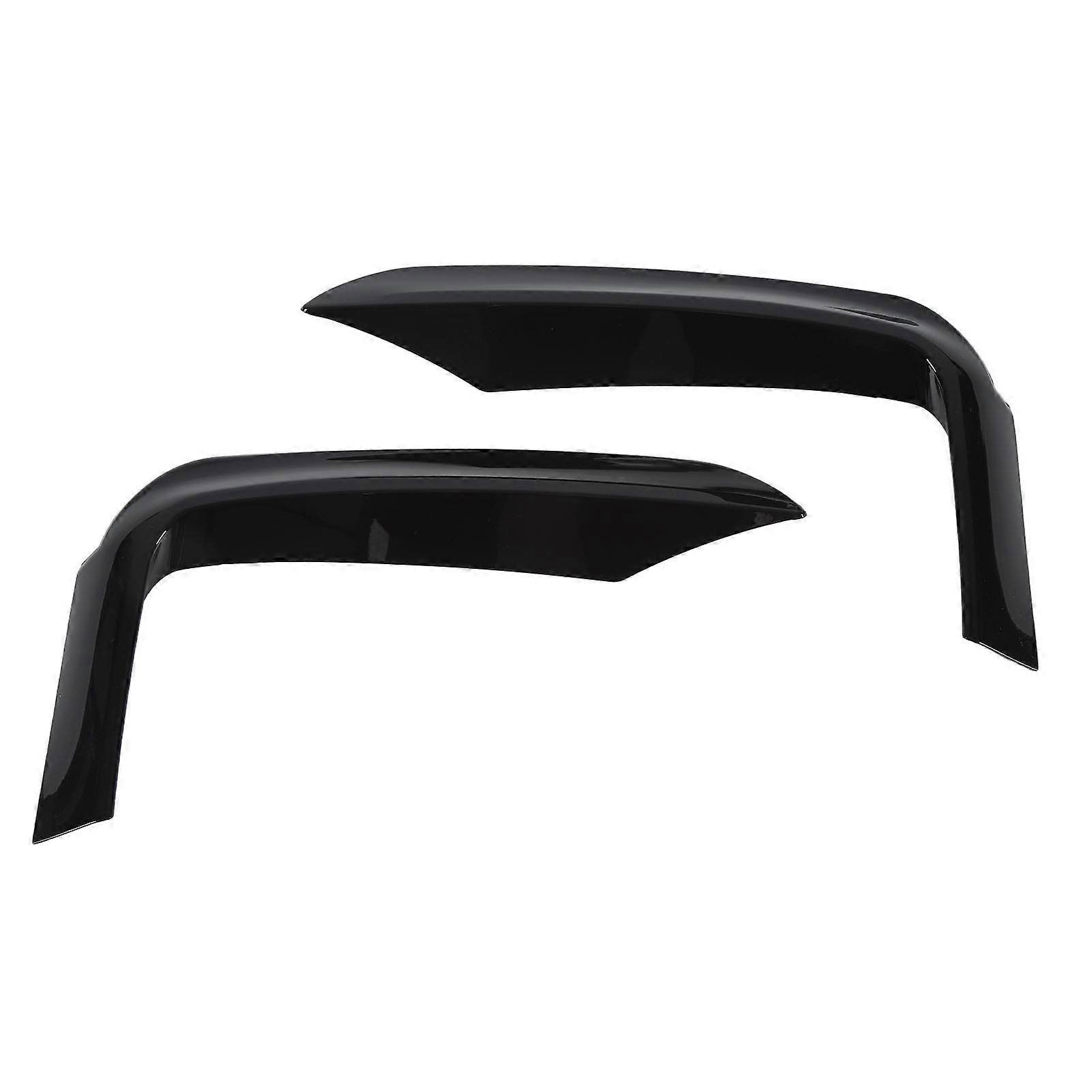 2 Pcs Front Bumper Splitters Flaps Glossy Black Fog Lamp Fin Lip Air Spoiler for 4 Series F32 F33 F36 M?Sport 2014 to 2020