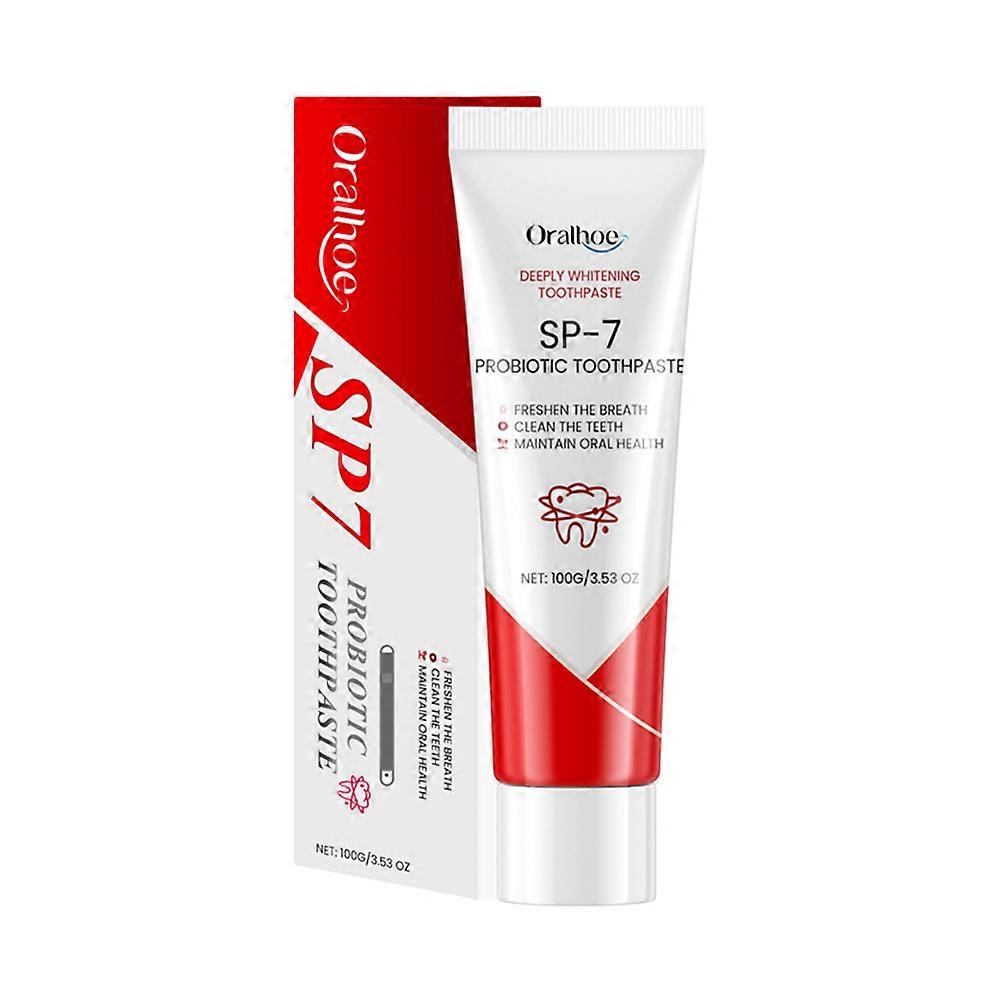 1-3pcs SP-7 Probiotic Oral Whitening Toothpaste Removes Bad Breath Dental Plaque Stains