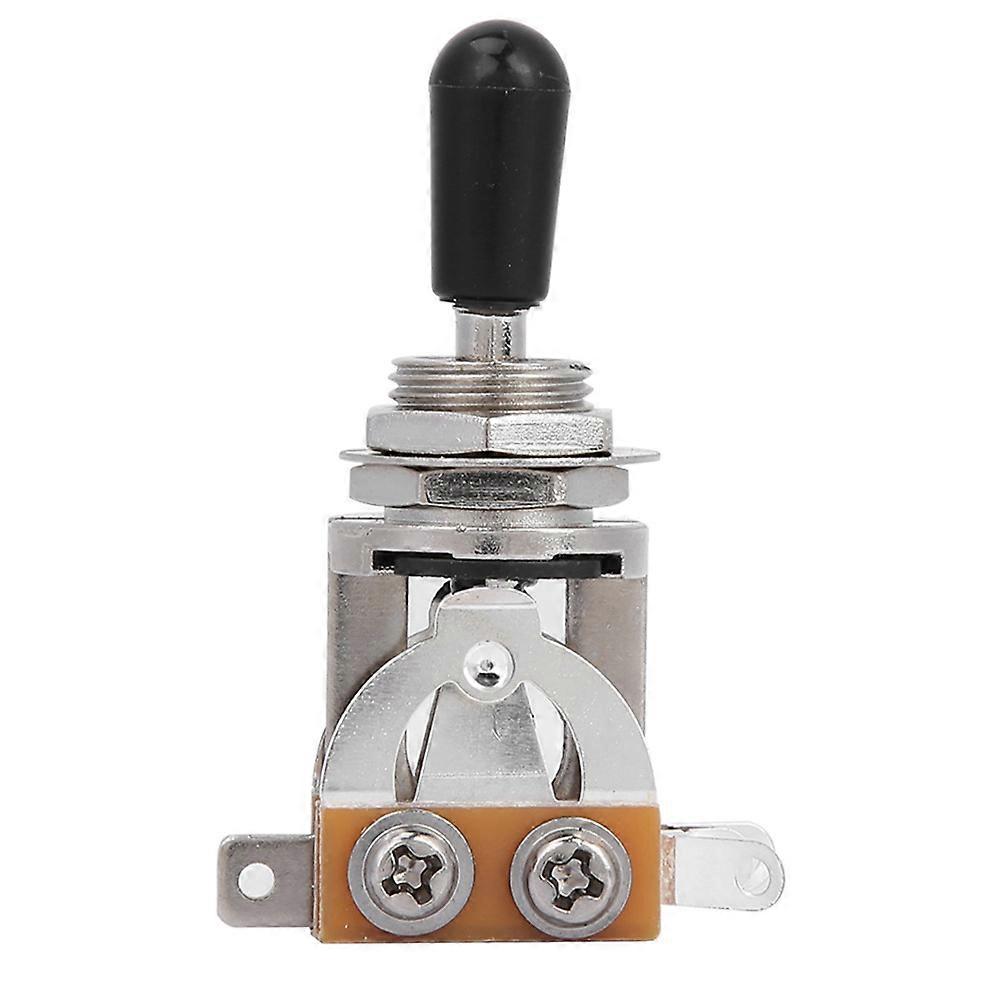 3 Way Guitar Toggle Switch Guitar Pickup Selector Part for Guitar Learner Player(Black)