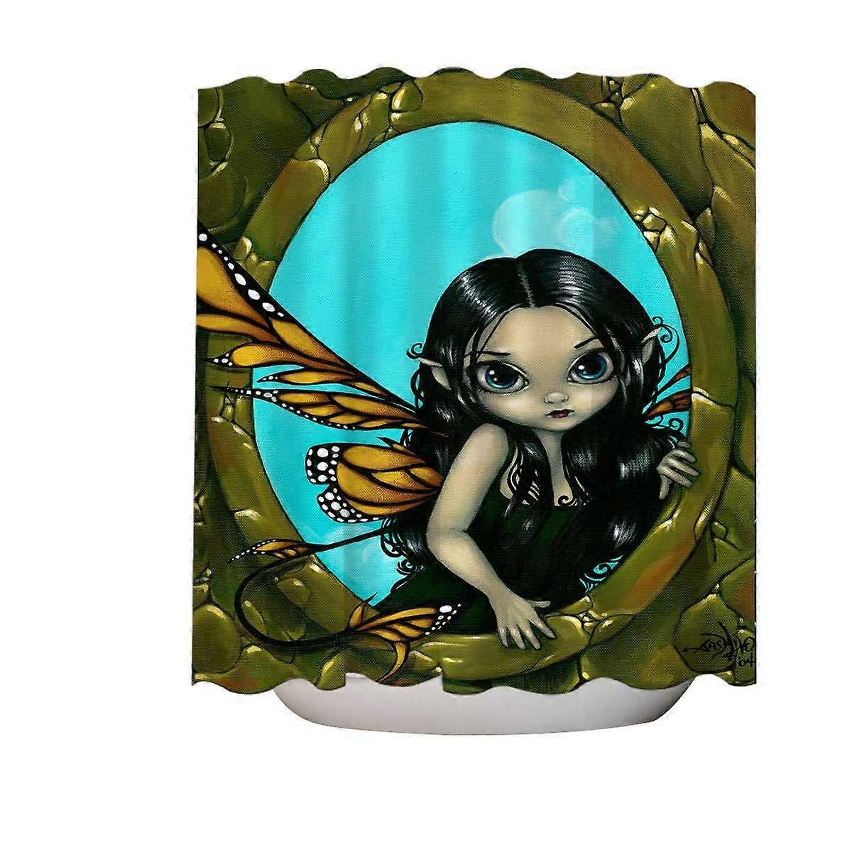 Fairytale Painting Fairy in My Window Shower Curtain