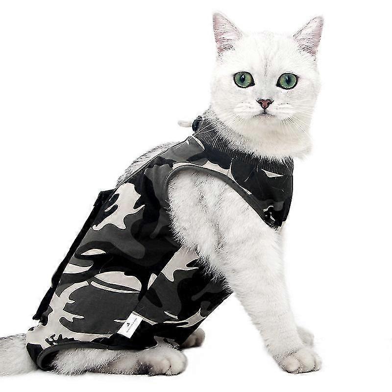 Katt husdjur sterilisering kläder kirurgisk klänning anti-slickande postoperativa kläder kamouflage