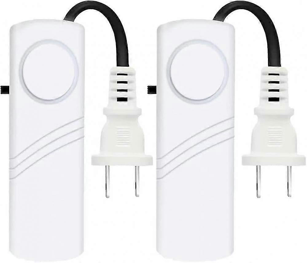 2pcs Stromausfall-Alarm Kühlschrank Gefrierschrank Alarmüberwachungssystem Stromausfallwarnung Stromausfall 80 dB Warnung mit EU-Stecker
