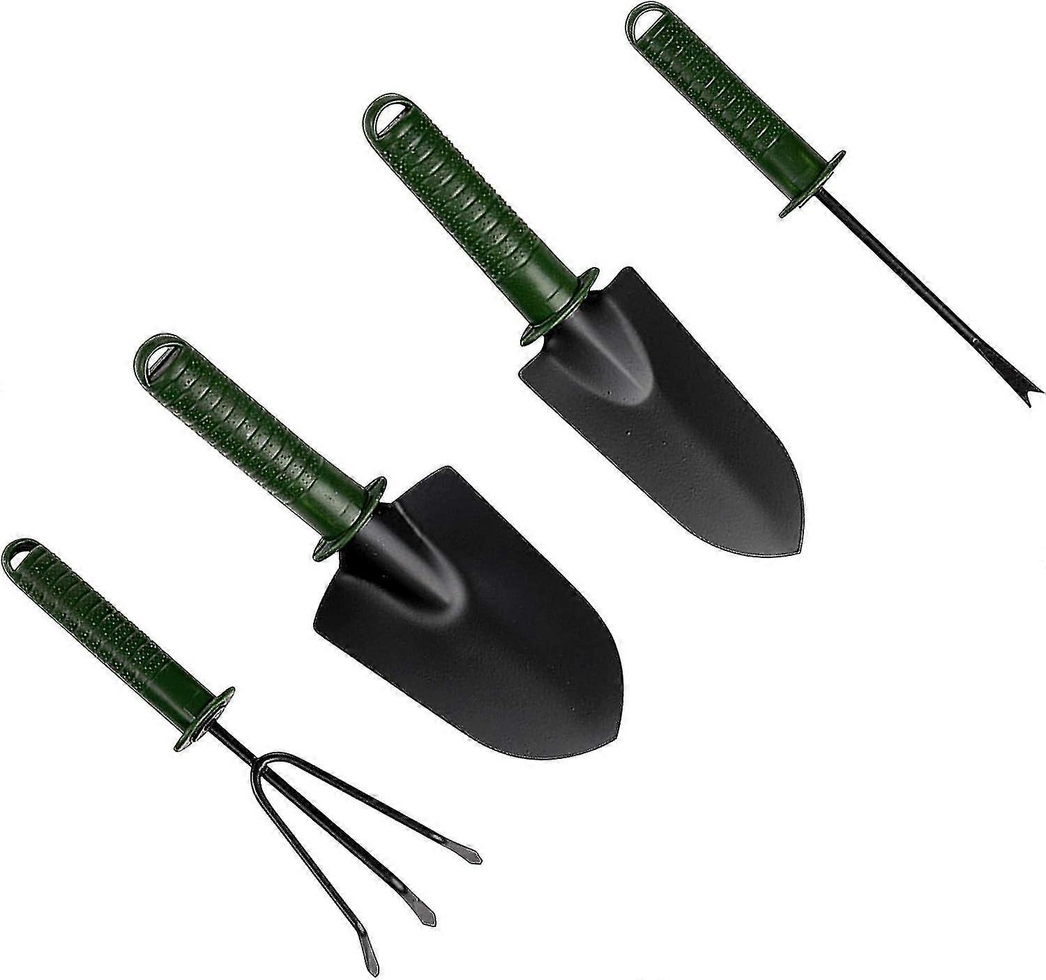 4 Piece Stainless Steel Garden Tool Set Mini Gardening Kit Le Rust Tools for Planting Pots, Stainless Steel Gardening Set Including Weeder, Rake, etc.