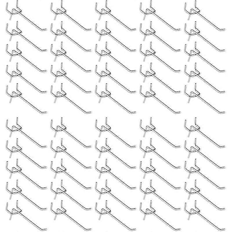 50 Pieces Pegboard Hooks,Wall Shelf Hooks for Display Pegboard Garage Store Tools Storage Hanger Wall Shelf Hooks