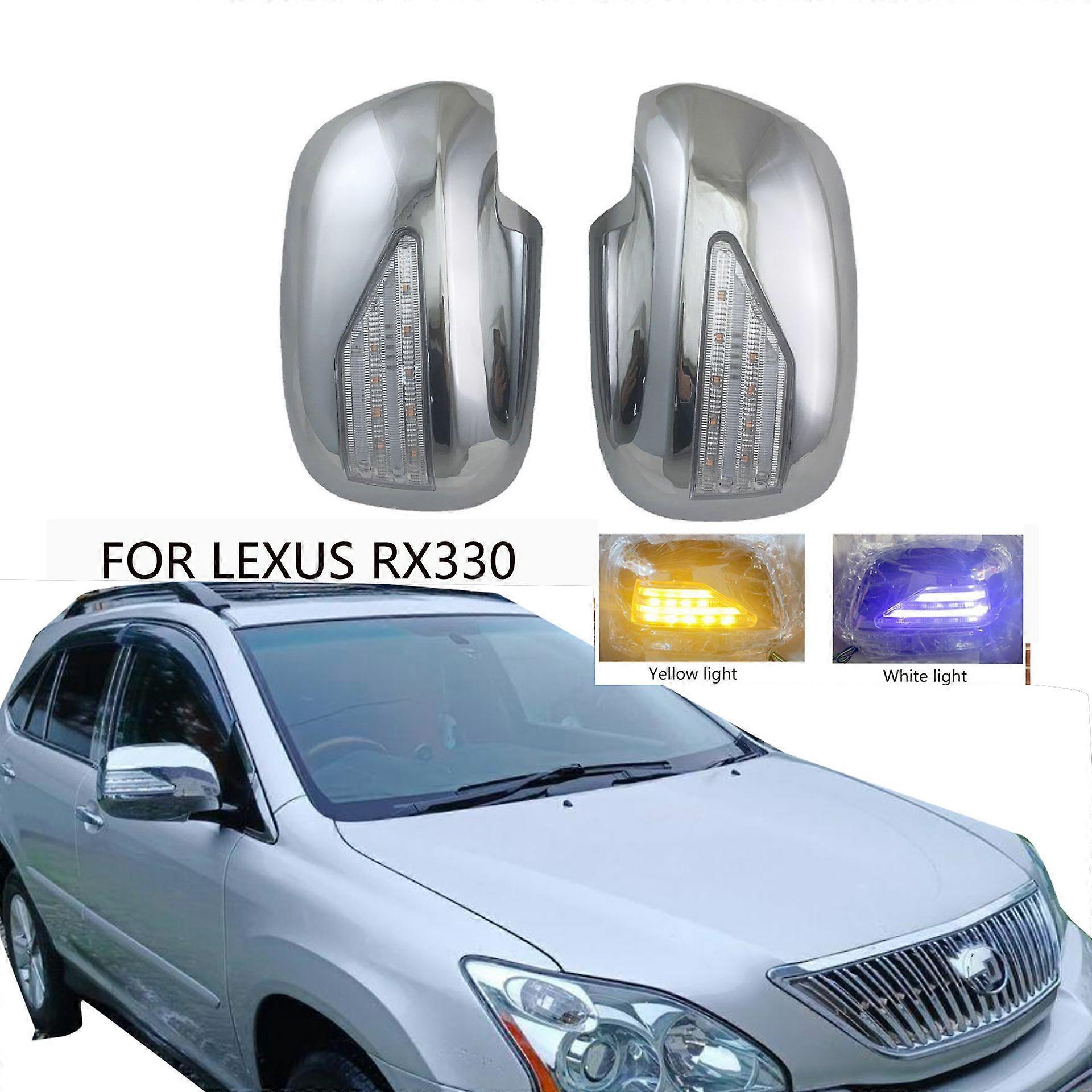 Applicable To 02-08 Lexus Rx330 Rx350 Light With Mirror Cover Lingzhi Rear View Mirror Cover Led Light