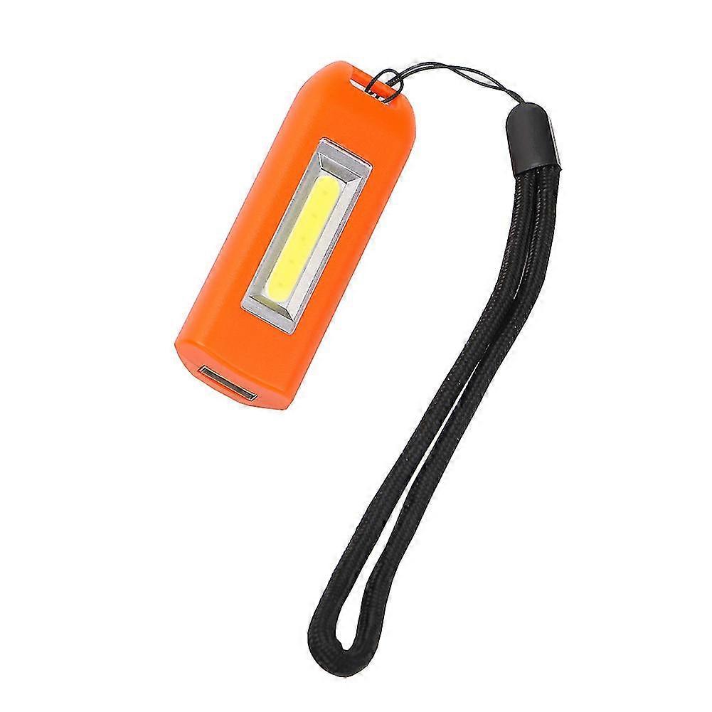 3 Mode Usb Rechargeable Mini Work Light Cob Led Lamp Keychain Light Emergency Bulb