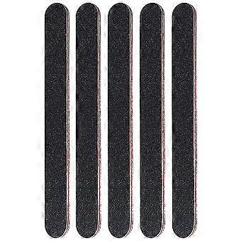5 Pack Professional Nail Files,100/180 Double Sided Nail File,natural Acrylic Gel Nail Art File