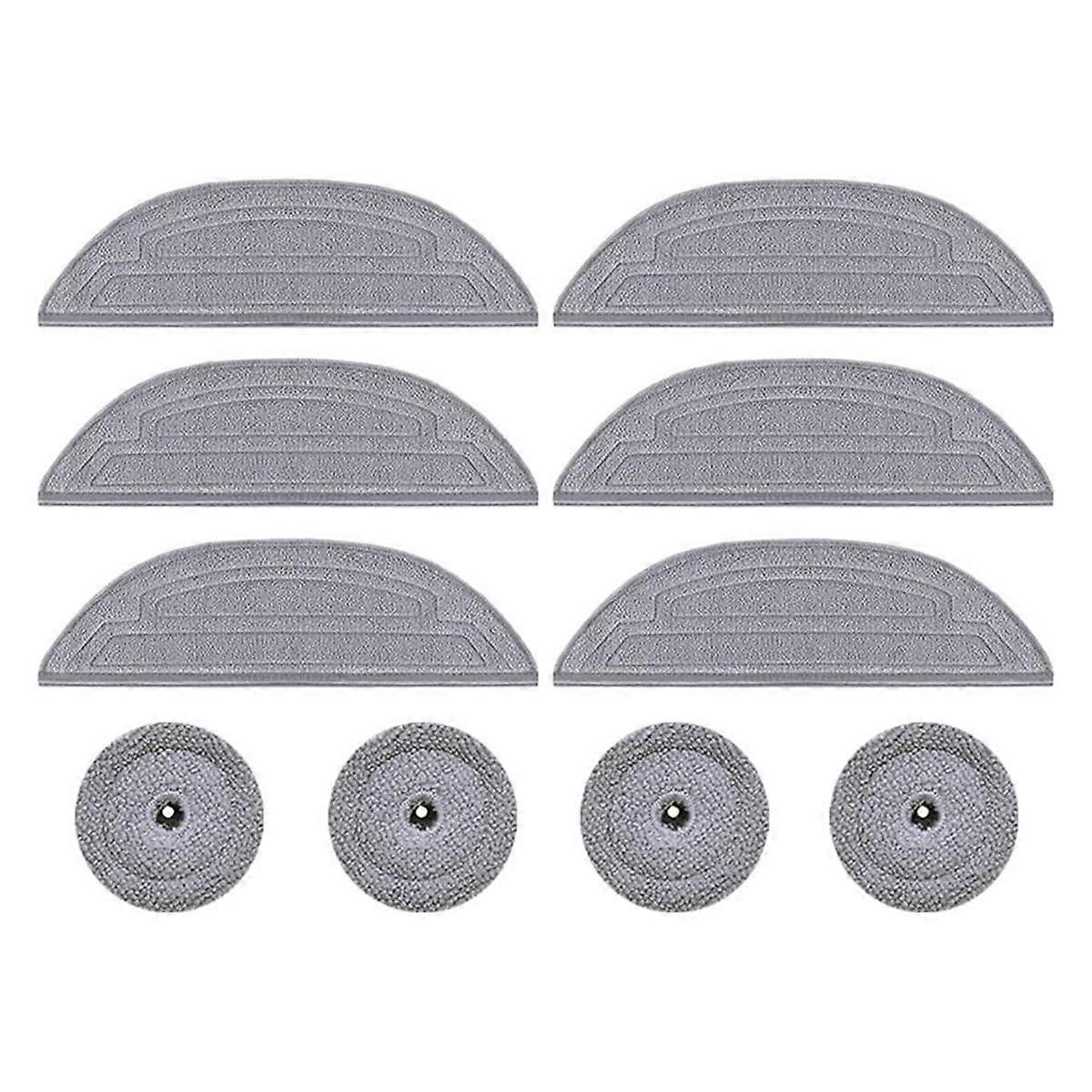 10PCS Mop Pad Refill for S8 Max Ultra / S8 MaxV Ultra Robot Vacuum Replacement Washable & Reusable