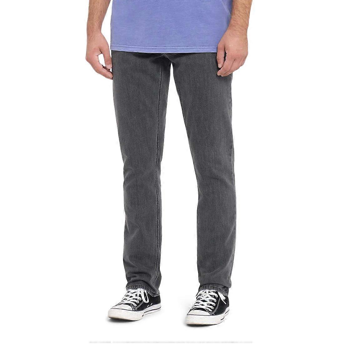 Volcom Vorta Slim Straight Jeans - Neutral Grey
