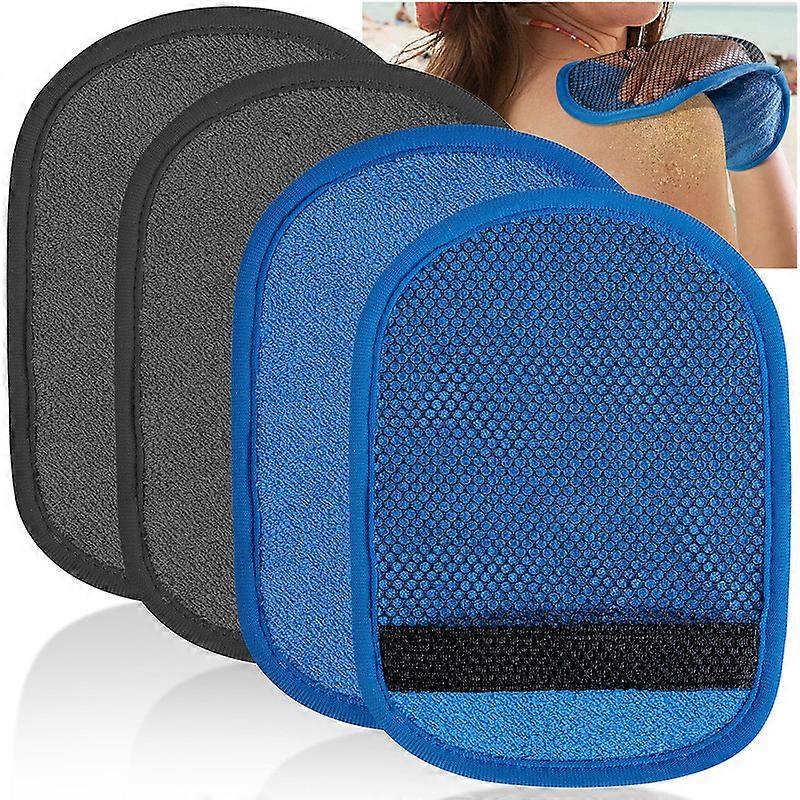 4 Pcs Sand Remover for Beach- Soft Sand Wipe Off Mitts- Beach Sand
