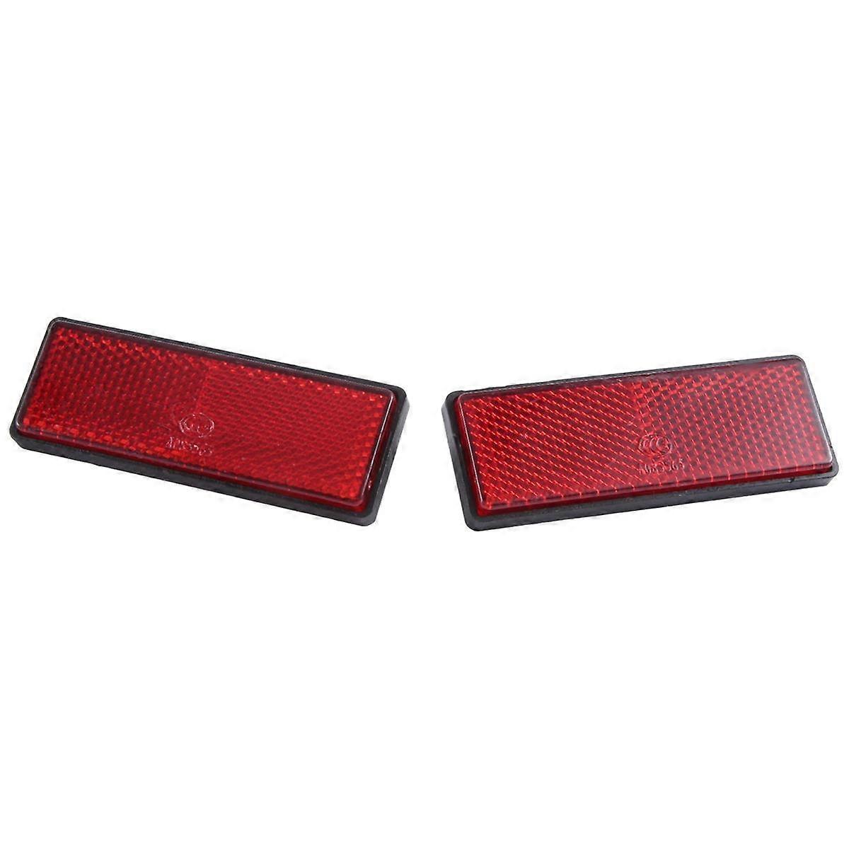 rectangle red Reflectors Universal For Motorcycles ATV Dirt Bikes