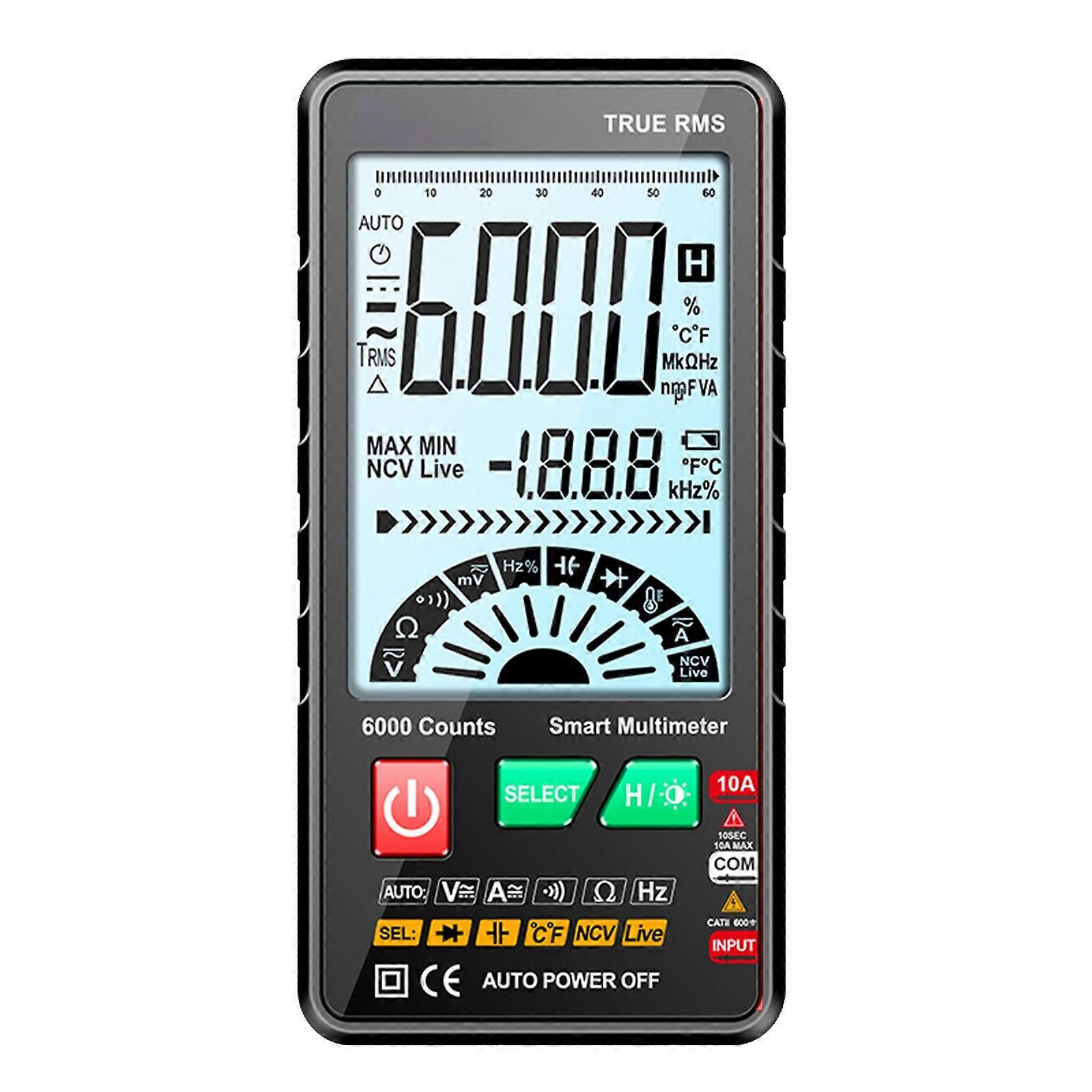 ANENG Digital Multimeter 6000 Counts AC/DC Voltage & Current Measurement fL