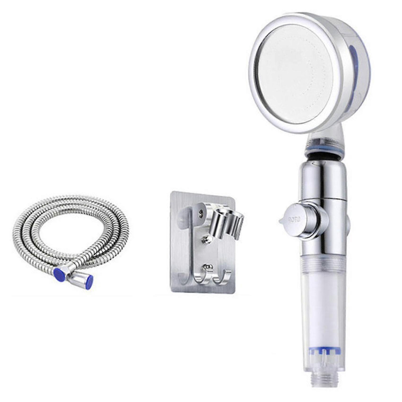 Pressurized Shower Head Jetting Showerhead Compatible With Bathroom Bath Shower B