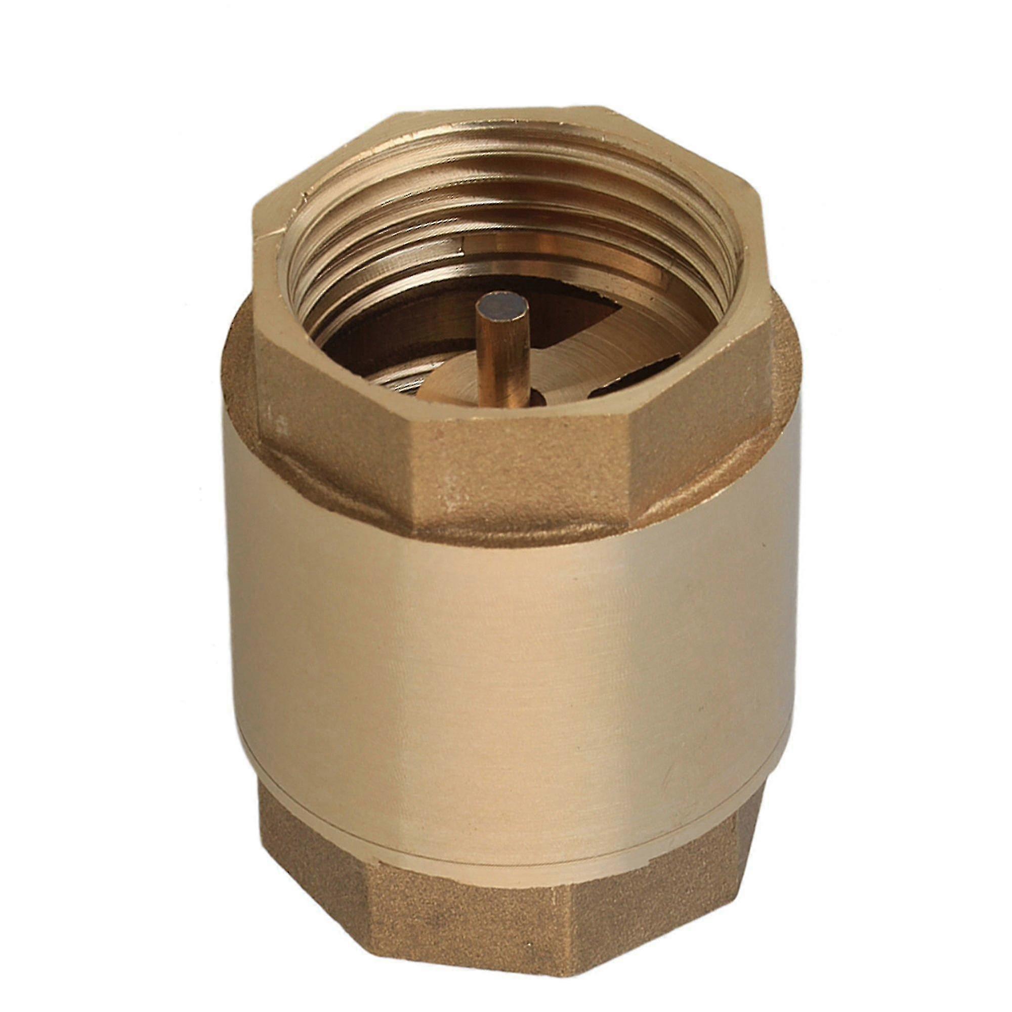 1inch Bspp Brass Check Valve Spring Vertical Straight-through Type