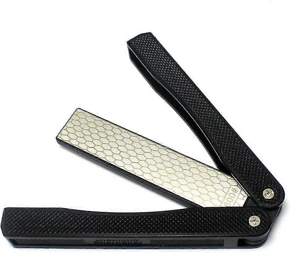 400/600 Grit Pocket Knife Sharpener Folding Diamond Knife Sharpener Double-sided Sharpening Stone