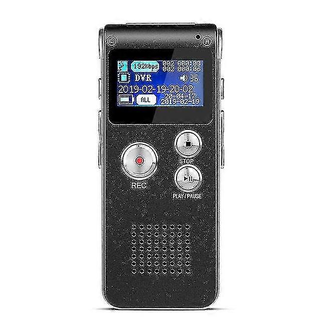 Digital voice recorder (8gb) built-in microphone speaker, digital voice recorders for class lectures meetings