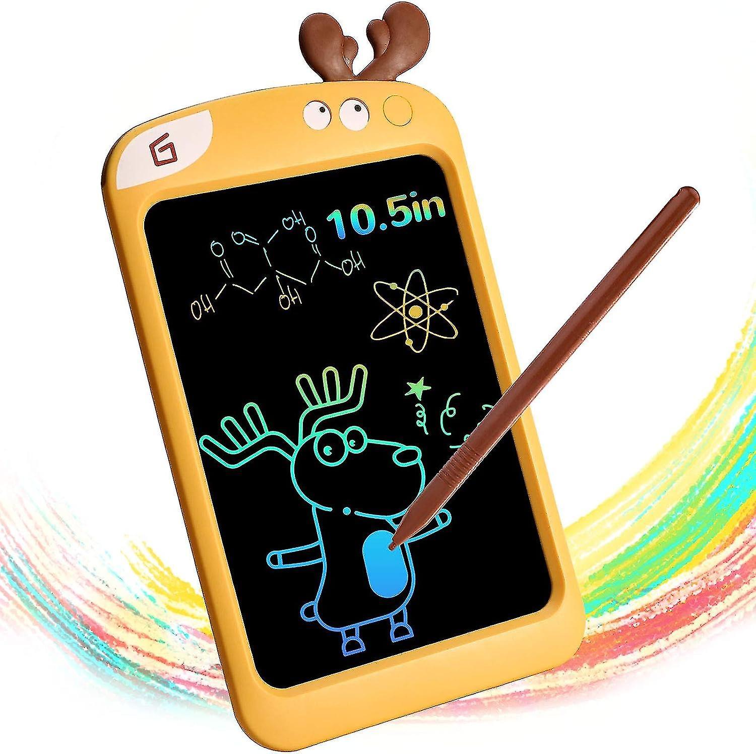 Lcd Writing Tablet,dinosaur Toy, Colorful Drawing Doodle Board,10.5 Inch Portable Electronic Graphics Learning Toys For Age 3-8 Boys
