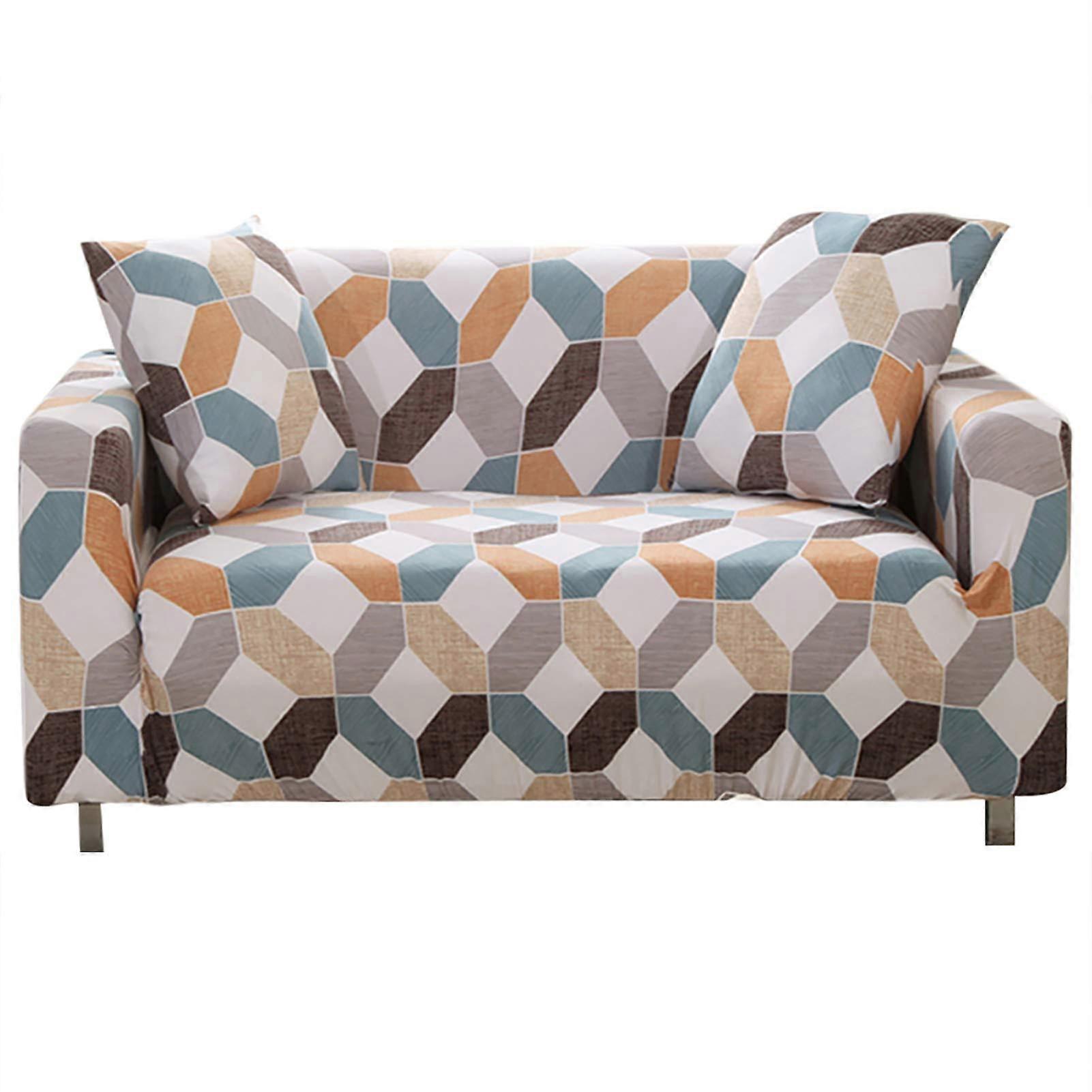 Sofföverdrag High Stretch Elastiskt Tyg Soffa Slipcover Stol Sofföverdrag Möbelskydd Överdrag (3-sits)B