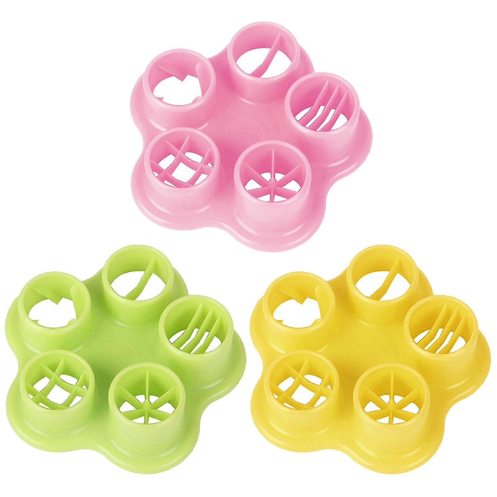 Sausage Cutter 5 in 1 Labor-saving DIY Food Grade PP Manual Fancy Ham Sausage Cutting Mold Kitchen Tool Kaesi