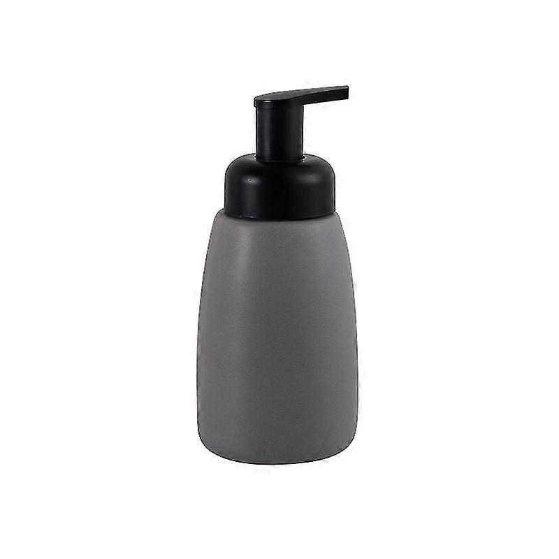 Foam Soap Dispenser Ceramic Gray Matt Detergent Dispenser With Pump