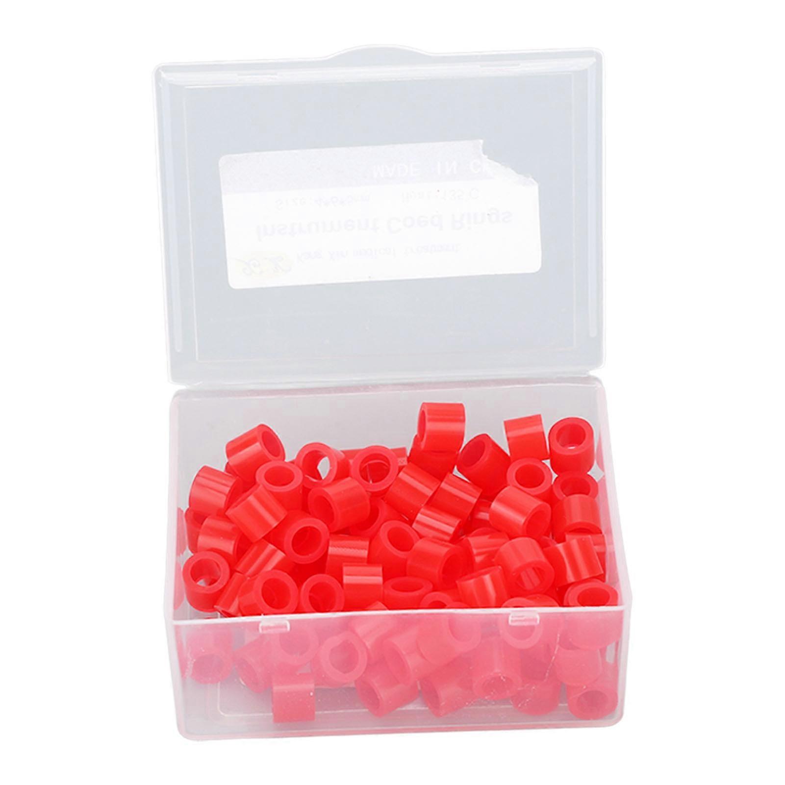 100 Pcs Dental Color Code Rings Autoclavable Strong Toughness Band for Distinguish Dental Instruments