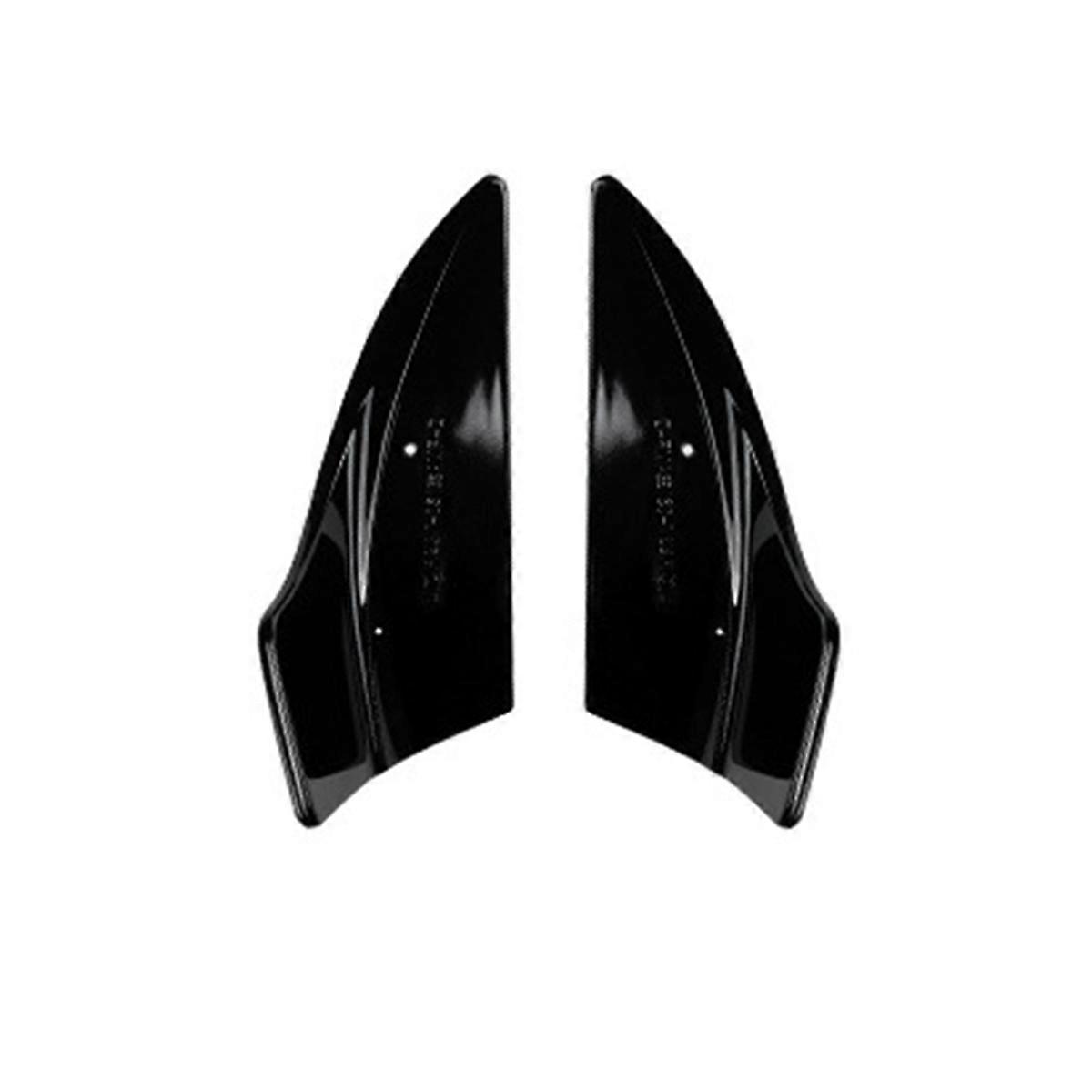 For C-Class W206 C200 C260 C43 Front Bumper Lip Angle Diffuser Splitter Spoiler Diffuser Black