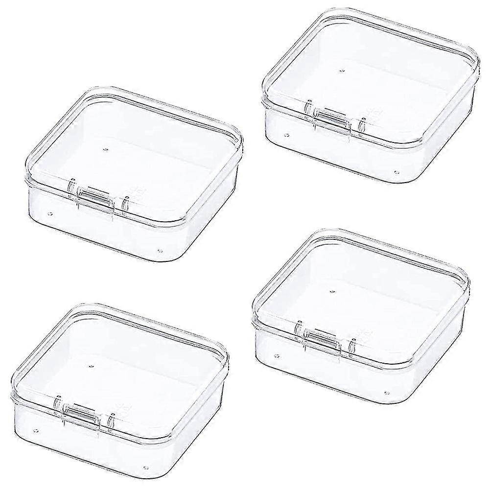 Clear Plastic Beads Storage Containers Box Storage Containers With Hinged Lid Bead Storage Box For