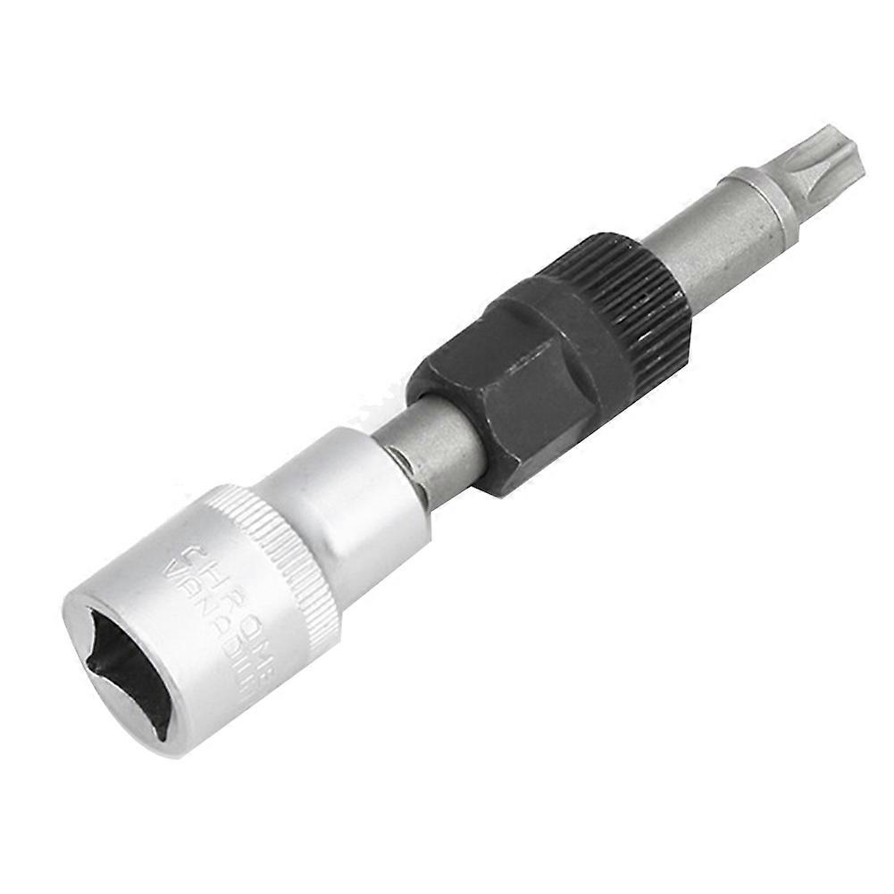 T50 Alternator Pulley Socket Drill Bit with 33 Teeth Tool Alternator Pulley - Remover Socket Wrench