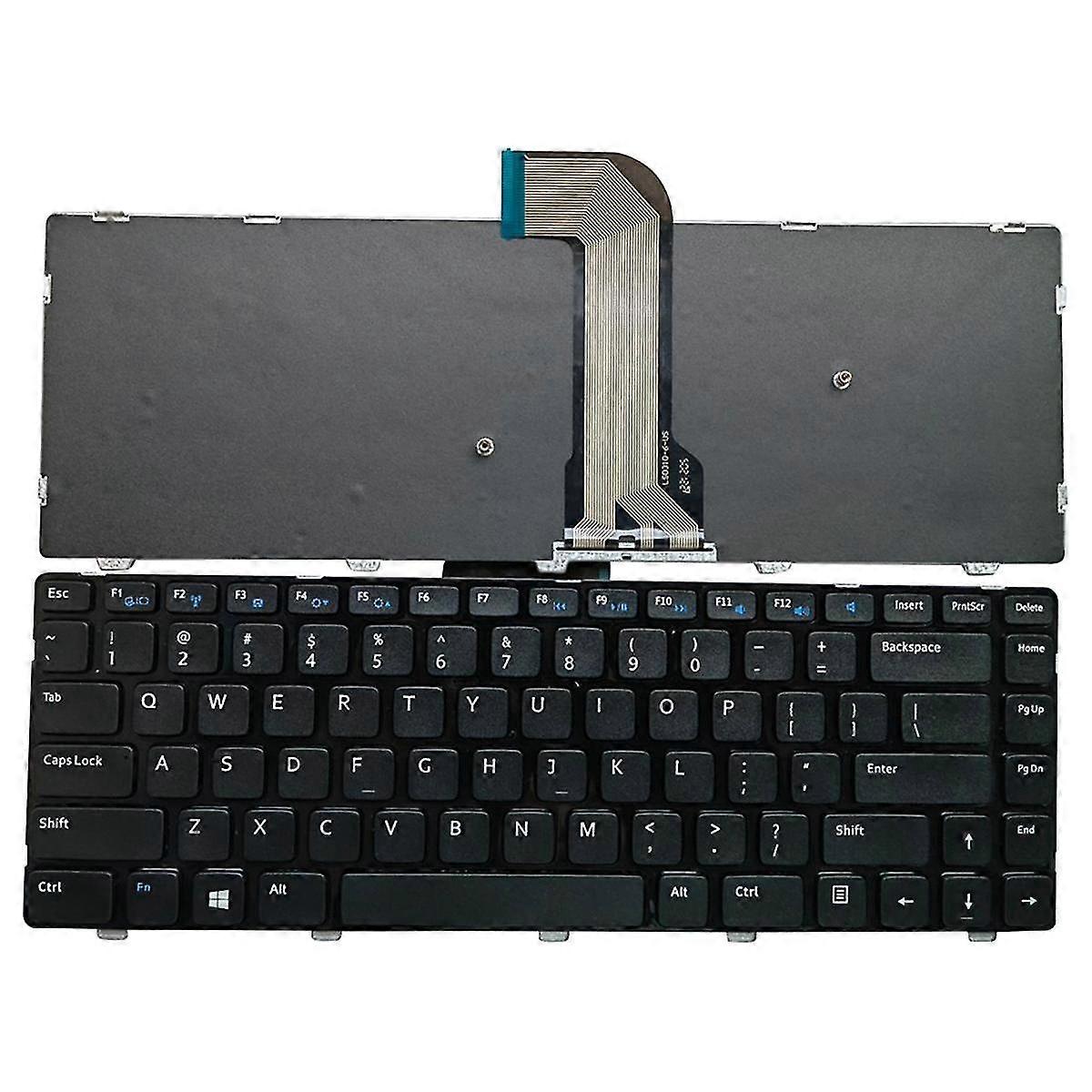 Replacement Keyboard with US Version Layout Compatible with for 3421 5421 5437 5523 14R-2158 V2421 M431R 15Z Laptop