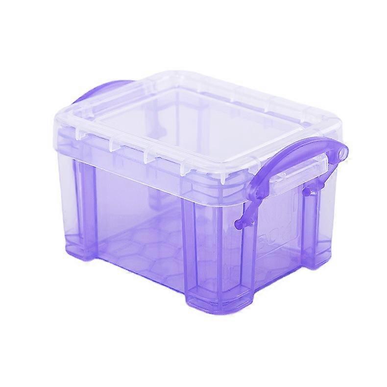 translucent small plastic box, mini desktop storage box, cosmetics storage box