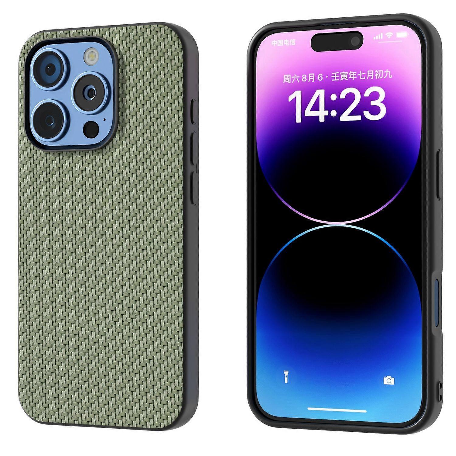 Carbon Fiber Texture Case For iPhone 16 Pro Max